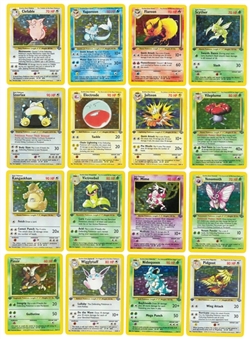 1999 Pokemon 1st Edition and Shadowless Complete Jungle Set (64)